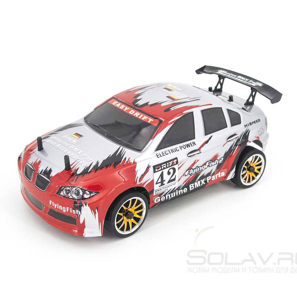 Радиоуправляемая машина для дрифта HSP FlyingFish2 BMW Drift Car 4WD 1:16  2.4G - 94163-16302